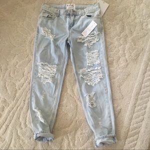 NWT One Teaspoon Saint Awesome Baggies